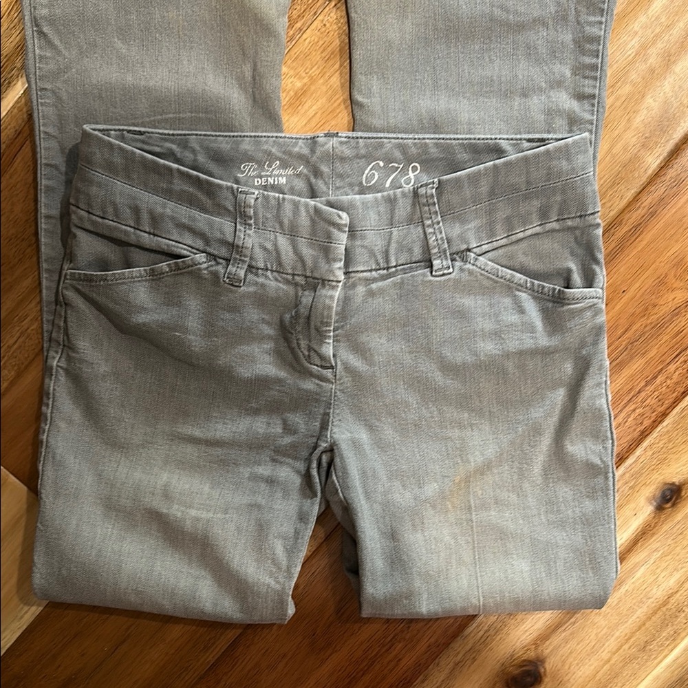 Gray Denim Jeans